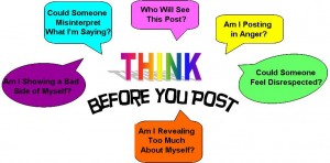 Think before posting online